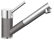 Смеситель Бланко Antas-S chrome/Silgranit темная скала фото в Санкт-Петербурге Смеситель Blanco Antas-S chrome/Silgranit темная скала фото в Санкт-Петербурге