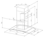 Вытяжка Faber Tratto Isola/SP EG8 X/V A90 фото 4 в Санкт-Петербурге