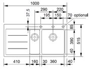 Мойка Франке MTF 651-100 белый чаша слева фото 2 в Санкт-Петербурге Мойка Franke MTF 651-100 белый чаша слева фото 2 в Санкт-Петербурге