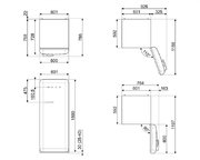 Холодильник Smeg FAB28RPK5 фото 2 в Санкт-Петербурге