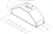 Встраиваемая вытяжка Pando GTI/510 NEGRO V.1050 ECO SEC PLUS фото 2 в Санкт-Петербурге