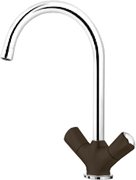 Смеситель Бланко Amona chrome/silgranit кофе фото в Санкт-Петербурге Смеситель Blanco Amona chrome/silgranit кофе фото в Санкт-Петербурге