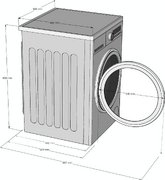 Стиральная машина Korting KWM 50IM140 фото 3 в Санкт-Петербурге