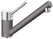 Смеситель Бланко Antas chrome/Silgranit темная скала фото в Санкт-Петербурге Смеситель Blanco Antas chrome/Silgranit темная скала фото в Санкт-Петербурге