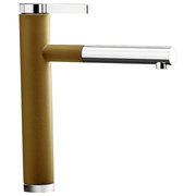 Смеситель Бланко Linee-S Silgranit шампань фото в Санкт-Петербурге Смеситель Blanco Linee-S Silgranit шампань фото в Санкт-Петербурге