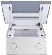 Вытяжка Maunfeld MERSEY 50 Inox Glass white фото 4 в Санкт-Петербурге