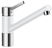 Смеситель Бланко Tivo chrome/Silgranit белый фото в Санкт-Петербурге Смеситель Blanco Tivo chrome/Silgranit белый фото в Санкт-Петербурге