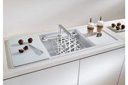 Мойка Blanco ALAROS 6S (с белой доской) SILGRANIT клапан-автомат InFino® кофе фото 2 в Санкт-Петербурге