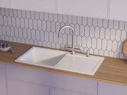 Мойка Омойкири SAKAIME 100 WH фото 4 в Санкт-Петербурге Мойка Omoikiri SAKAIME 100 WH фото 4 в Санкт-Петербурге