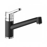 Смеситель Бланко ACTIS Сочетание материалов хром/керамика черный фото в Санкт-Петербурге Смеситель Blanco ACTIS Сочетание материалов хром/керамика черный фото в Санкт-Петербурге