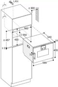 Комбинированный духовой шкаф-пароконвектомат Gaggenau BSP260101 фото 3 в Санкт-Петербурге