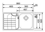 Мойка Franke ZOT 614 чаша справа фото 3 в Санкт-Петербурге