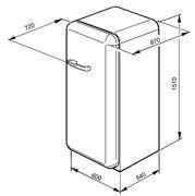 Холодильник Smeg CVB20RO фото 4 в Санкт-Петербурге