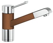 Смеситель Бланко Zenos-S chrome/Silgranit шампань фото 2 в Санкт-Петербурге Смеситель Blanco Zenos-S chrome/Silgranit шампань фото 2 в Санкт-Петербурге