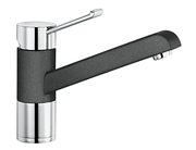 Смеситель Бланко Zenos chrome/Silgranit антрацит фото 2 в Санкт-Петербурге Смеситель Blanco Zenos chrome/Silgranit антрацит фото 2 в Санкт-Петербурге