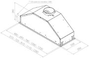 Встраиваемая вытяжка Pando GTI/725 INOX V.1050 ECO SEC PLUS фото 4 в Санкт-Петербурге
