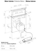 Встраиваемая в столешницу вытяжка Pando E-320/120 INOX V.950 SEC фото 3 в Санкт-Петербурге