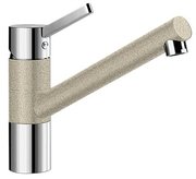 Смеситель Бланко Tivo chrome/Silgranit песочный фото в Санкт-Петербурге Смеситель Blanco Tivo chrome/Silgranit песочный фото в Санкт-Петербурге