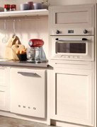 Компактный духовой шкаф с пароваркой Smeg SF4920VCP фото 3 в Санкт-Петербурге
