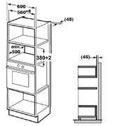 Встраиваемая микроволновая печь Brandt BMG2115X фото 4 в Санкт-Петербурге
