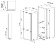 Встраиваемый холодильник Smeg C8174N3E1 фото 2 в Санкт-Петербурге