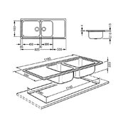 Мойка Smeg LQ116S фото 2 в Санкт-Петербурге
