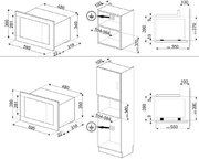 Встраиваемая микроволновая печь Smeg FMI120B3 фото 3 в Санкт-Петербурге