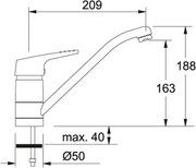 Смеситель Франке 750 хром фото 3 в Санкт-Петербурге Смеситель Franke 750 хром фото 3 в Санкт-Петербурге