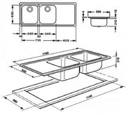 Мойка Смег LM116S фото 2 в Санкт-Петербурге Мойка Smeg LM116S фото 2 в Санкт-Петербурге