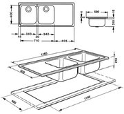 Мойка Смег LLR116 фото 2 в Санкт-Петербурге Мойка Smeg LLR116 фото 2 в Санкт-Петербурге