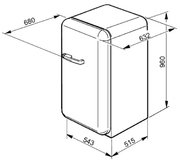 Холодильник Smeg FAB10RO фото 4 в Санкт-Петербурге