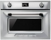 Компактный духовой шкаф с пароваркой Smeg SF4920VCX Компактный духовой шкаф с пароваркой Smeg SF4920VCX