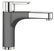 Смеситель Бланко Pylos-S chrome/Silgranit темная скала фото в Санкт-Петербурге Смеситель Blanco Pylos-S chrome/Silgranit темная скала фото в Санкт-Петербурге