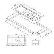 Мойка Смег LQR116-2 фото 3 в Санкт-Петербурге Мойка Smeg LQR116-2 фото 3 в Санкт-Петербурге