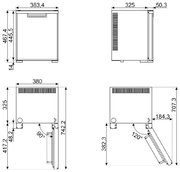 Минибар Smeg MTE30 фото 4 в Санкт-Петербурге