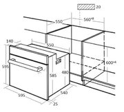 Духовой шкаф Kuppersberg HFZ 690 B фото 2 в Санкт-Петербурге