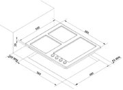 Варочная поверхность Korting HG 695 CTX фото 4 в Санкт-Петербурге