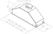 Встраиваемая вытяжка Pando GTI/510 IX V1050 ECO SEC PLUS фото 4 в Санкт-Петербурге