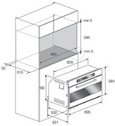 Духовой шкаф Fulgor Milano FCO 9613 TM 2F X фото 4 в Санкт-Петербурге