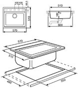 Мойка Смег VS57T фото 2 в Санкт-Петербурге Мойка Smeg VS57T фото 2 в Санкт-Петербурге