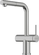 Смеситель Omoikiri KARATSU-S BN нержавеющая сталь фото в Санкт-Петербурге