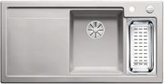 Мойка Blanco AXON II 6 S (чаша справа) керамика клапан-автомат InFino® серый алюминий Мойка Blanco AXON II 6 S (чаша справа) керамика клапан-автомат InFino® серый алюминий