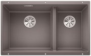 Мойка Blanco SUBLINE 430/270-U с отводной арматурой InFino® алюметаллик Мойка Blanco SUBLINE 430/270-U с отводной арматурой InFino® алюметаллик