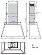 Вытяжка Falmec TIME 85 INOX фото 2 в Санкт-Петербурге