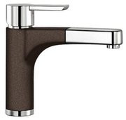 Смеситель Бланко Pylos-S chrome/Silgranit кофе фото в Санкт-Петербурге Смеситель Blanco Pylos-S chrome/Silgranit кофе фото в Санкт-Петербурге