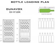 Винный шкаф Dunavox DX-107.229K фото 3 в Санкт-Петербурге