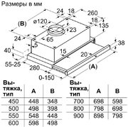 Встраиваемая вытяжка Bosch DFT63CA20Q фото 3 в Санкт-Петербурге