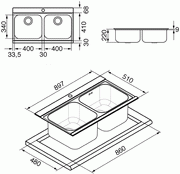 Мойка Смег LI92SG фото 3 в Санкт-Петербурге Мойка Smeg LI92SG фото 3 в Санкт-Петербурге