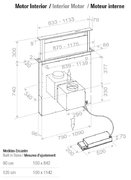 Встраиваемая в столешницу вытяжка Pando E-320/120 IX-CR.TOUCH V.2000 фото 4 в Санкт-Петербурге
