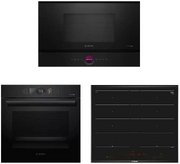 Bosch (духовой шкаф HSG856XC7 + варочная панель PXY675DC1E + микроволновая печь BFL9221B1)